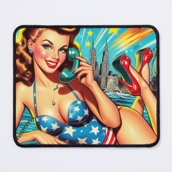 Item preview, Cute Vintage Pin-up designed and sold by PulpVintage.