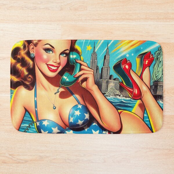 Item preview, Cute Vintage Pin-up designed and sold by PulpVintage.