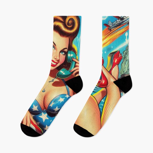 Item preview, Cute Vintage Pin-up designed and sold by PulpVintage.
