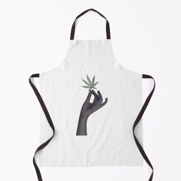 Item preview, A hand holding cannabis leaves designed and sold by momoxsama.