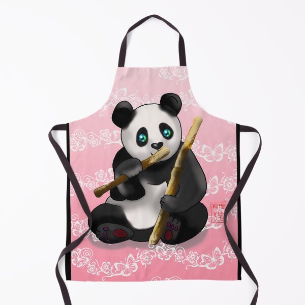 Item preview, cartoon panda with bamboo stalk designed and sold by Keishawards.