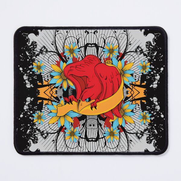 Item preview, Blue Flowers and Red Eagle   designed and sold by Keishawards.