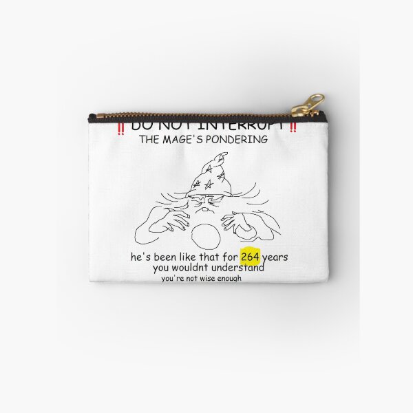 Item preview, DO NOT INTERRUPT THE MAGE'S PONDERING!!!!!!!!!! designed and sold by asparrgo.