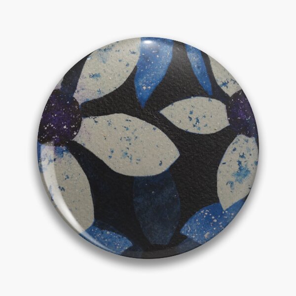 Item preview, BLUE FLOATING FLOWERS designed and sold by Deanna Neilan.