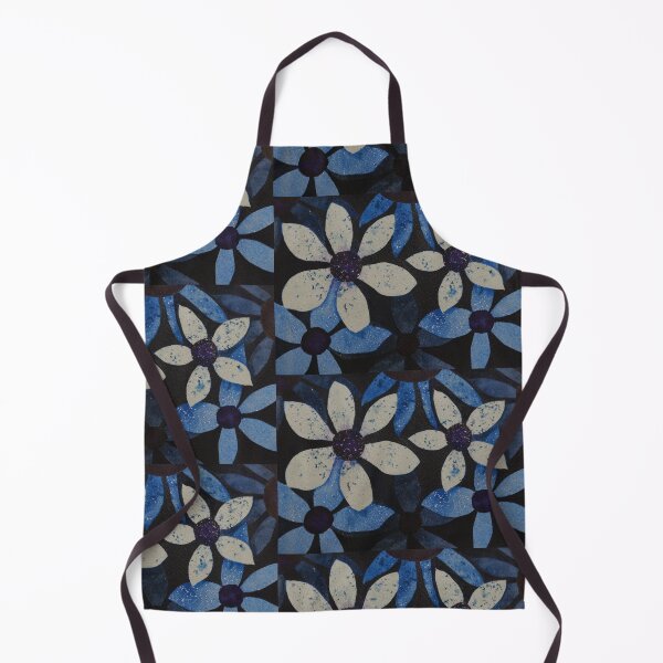 Item preview, BLUE FLOATING FLOWERS designed and sold by Deanna Neilan.