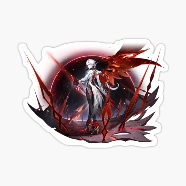 Item preview, Arlecchino Genshin Splash Art designed and sold by kazatodoesart.