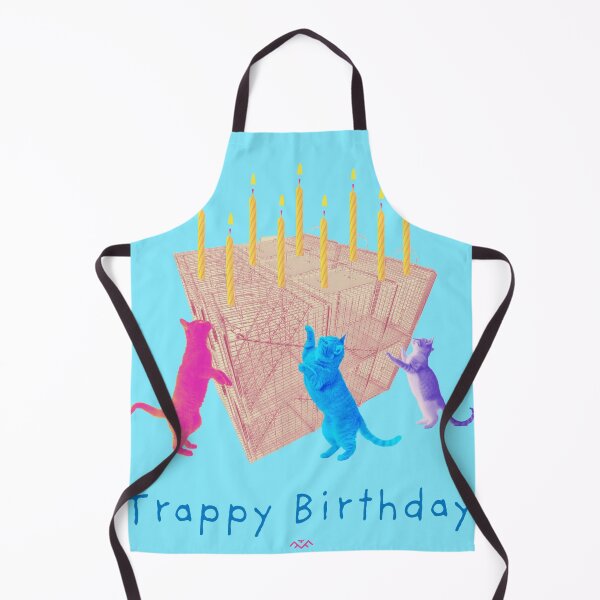 Item preview, Blue Trappy Birthday Card TNR Feral Cat designed and sold by 1Felinophile.