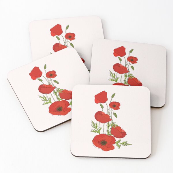 Item preview, Poppies designed and sold by PeachyLitchi.