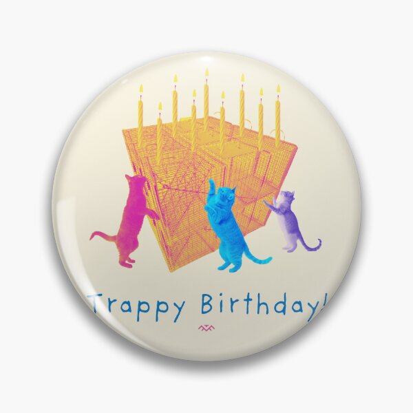 Item preview, Cream Trappy Birthday Card TNR Feral Cat designed and sold by 1Felinophile.