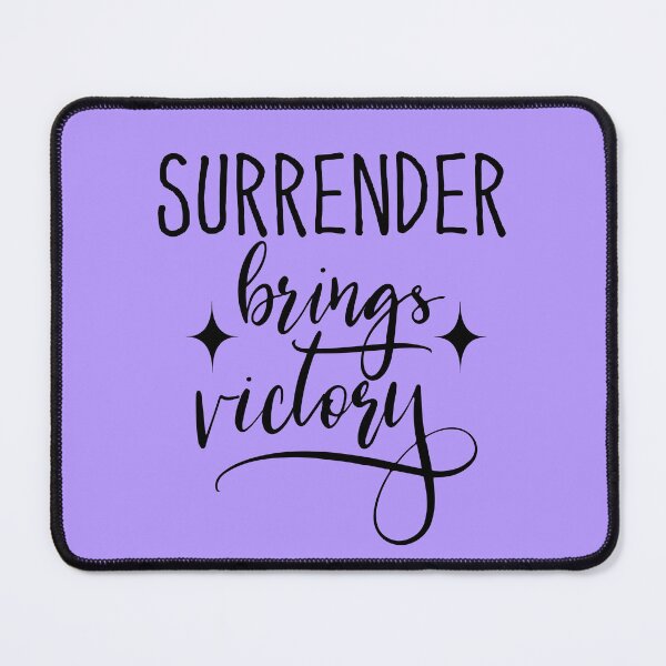 Item preview, Surrender Brings Victory,Christian Gospel Quotes, Inspirational  Christian Woman Design designed and sold by mattlee20.