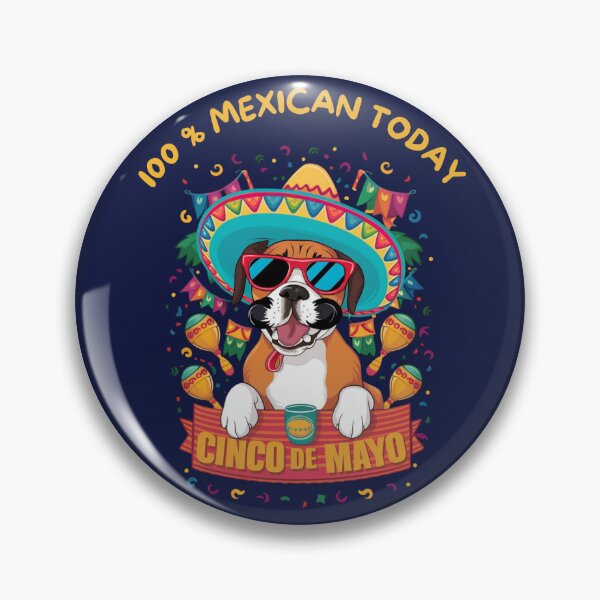 Item preview, Boxer Dog Cinco de Mayo designed and sold by Cuddlythopia.