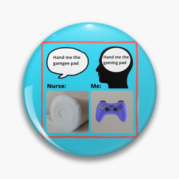 Item preview, Gamgee funny gaming nurse and gamer meme designed and sold by LUCKYHAPPYFINDS.