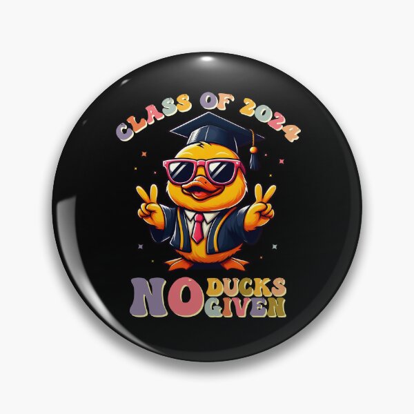 Item preview, Class of 2024 No Ducks Given Graduation Duck retro Groovy designed and sold by MTRBSK11.