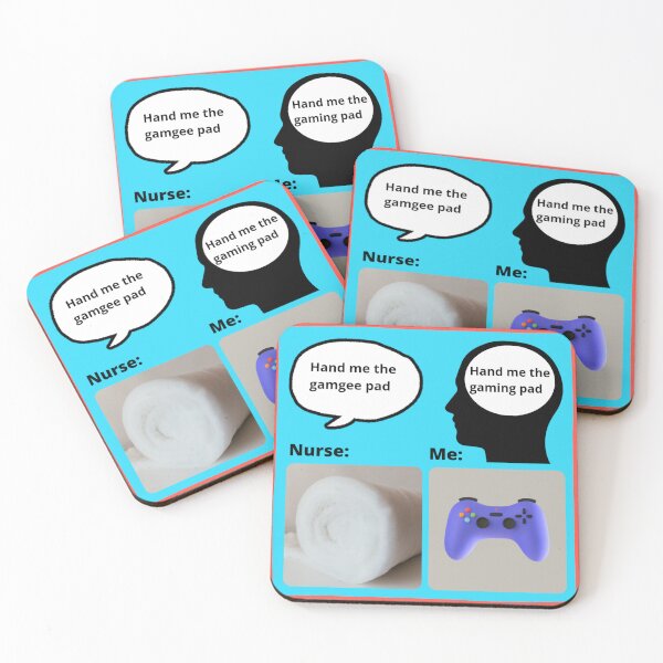 Item preview, Gamgee funny gaming nurse and gamer meme designed and sold by LUCKYHAPPYFINDS.