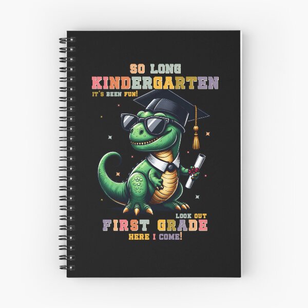 Item preview, So Long Kindergarten 1st Grade Dinosaur Graduation 24 retro designed and sold by MTRBSK11.
