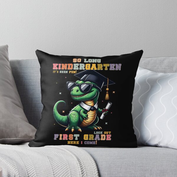 Item preview, So Long Kindergarten 1st Grade Dinosaur Graduation 24 retro designed and sold by MTRBSK11.