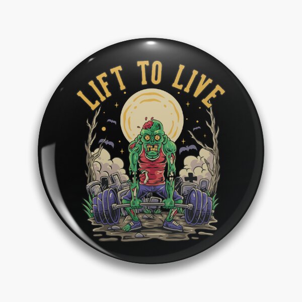 Item preview, Lift to Live Zombie Dumbbell designed and sold by weervector.