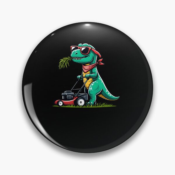 Item preview, Funny Lawn Mower Dinosaur Lawn Mowing Gardening Kids Boys designed and sold by MTRBSK11.