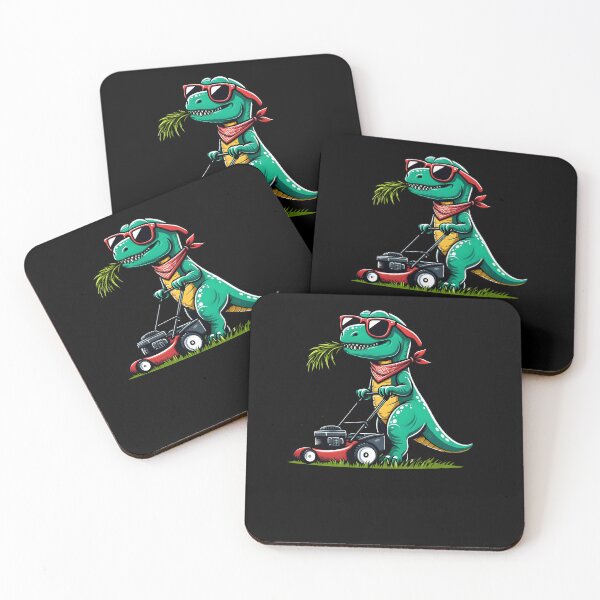Item preview, Funny Lawn Mower Dinosaur Lawn Mowing Gardening Kids Boys designed and sold by MTRBSK11.