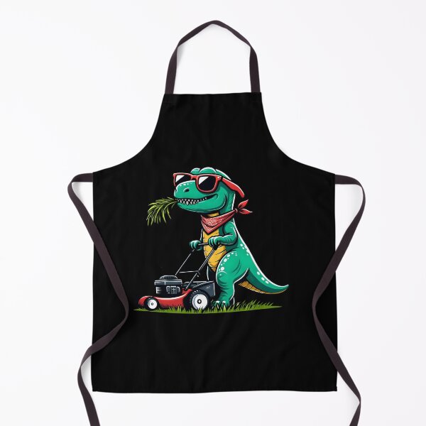 Item preview, Funny Lawn Mower Dinosaur Lawn Mowing Gardening Kids Boys designed and sold by MTRBSK11.