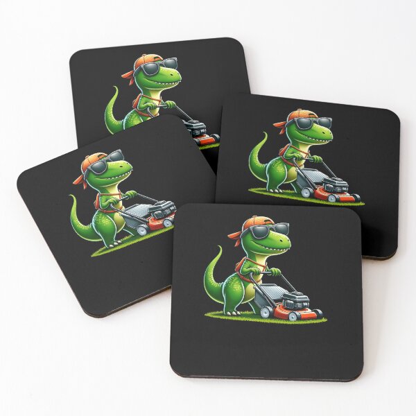 Item preview, Funny Lawn Mower Dinosaur Lawn Mowing Gardening Kids designed and sold by MTRBSK11.