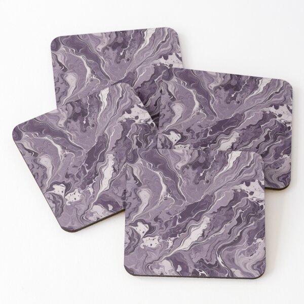 Item preview, Abstract Purple and White Marble Pattern designed and sold by calibrit.