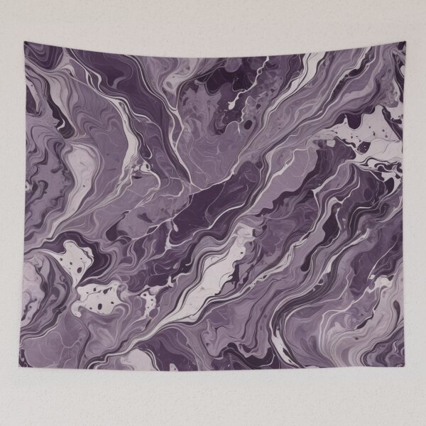 Item preview, Abstract Purple and White Marble Pattern designed and sold by calibrit.
