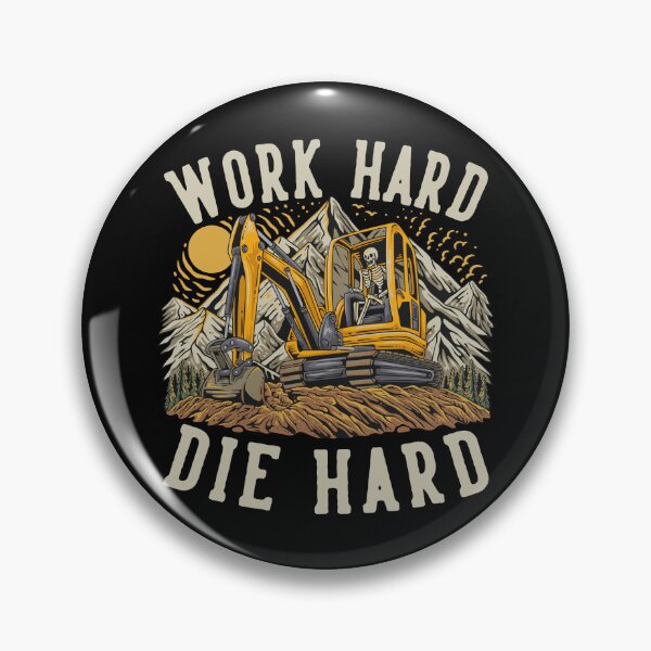 Item preview, Skeleton and Excavator for Construction Workers designed and sold by weervector.