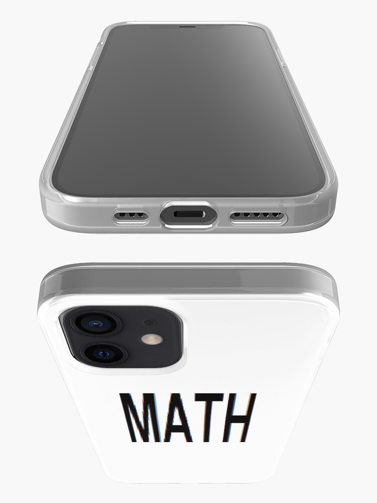 Alternate view of Math, Mathematics, Science, #Math, #Mathematics, #Science iPhone Case