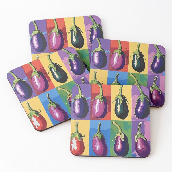 Item preview, Eggplant Pop Art 3 designed and sold by AstroRisq.