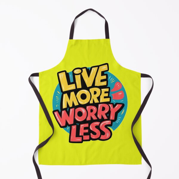 Item preview, live more worry less designed and sold by bukajart.