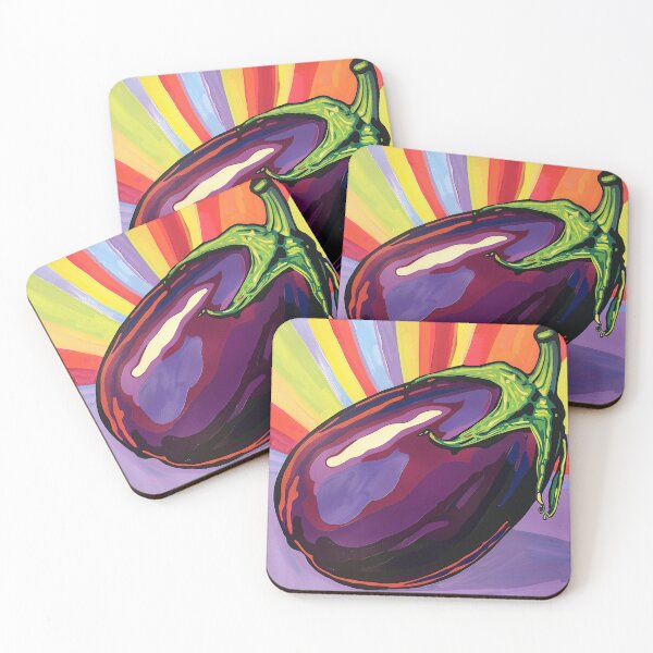 Item preview, Eggplant Pop Art 4 designed and sold by AstroRisq.