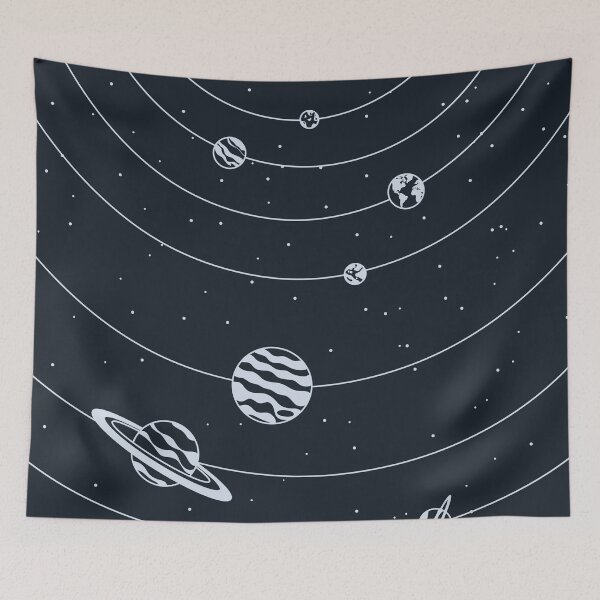Item preview, Minimalistic Solar System (Unlabeled) designed and sold by art-by-soma.