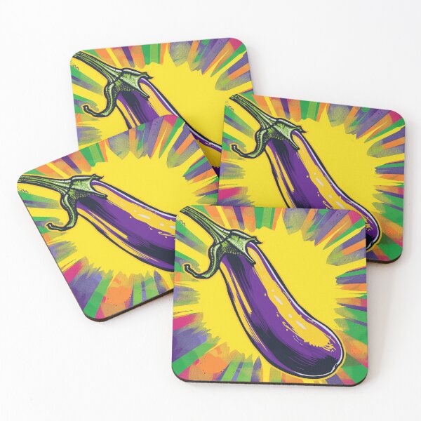 Item preview, Eggplant Pop Art 5 designed and sold by AstroRisq.