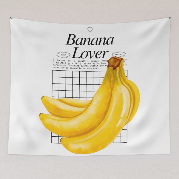 Item preview, Banana Lover - Fruitarian Vegan Power designed and sold by Millusti.