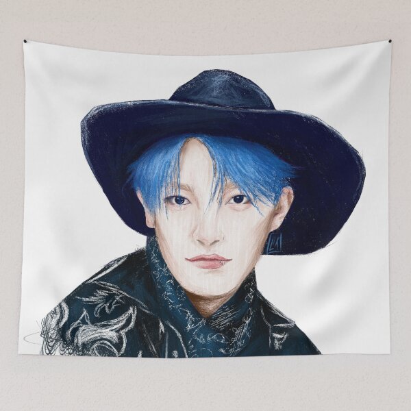 Item preview, Hongjoong (bouncy era) digital sketch (no bg) designed and sold by MintyLix.