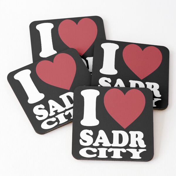 Item preview, I LOVE SADR CITY,WHITE DESIGN designed and sold by Rejiboustarts.