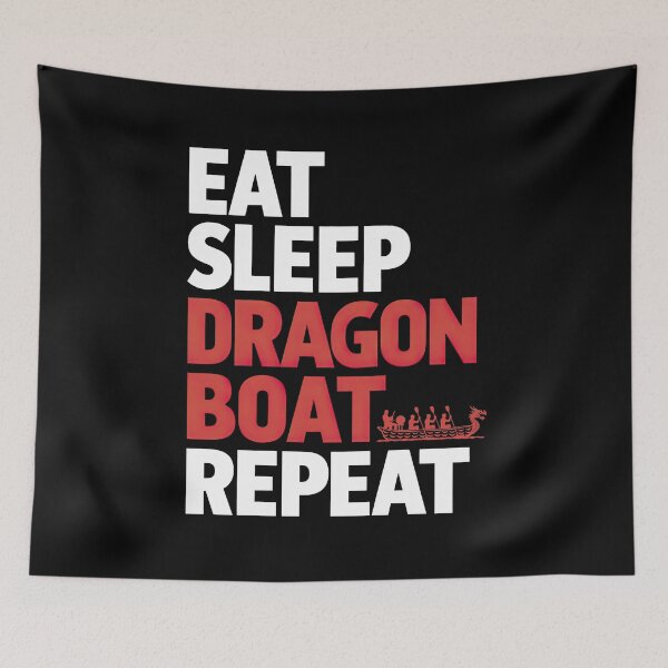 Item preview, Eat Sleep Dragon Boat Repeat - Dragon Boat racing festival  designed and sold by MAPDDesigns.