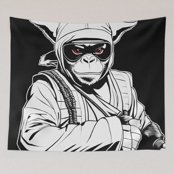 Item preview, Ninja macaco  designed and sold by glauco54.