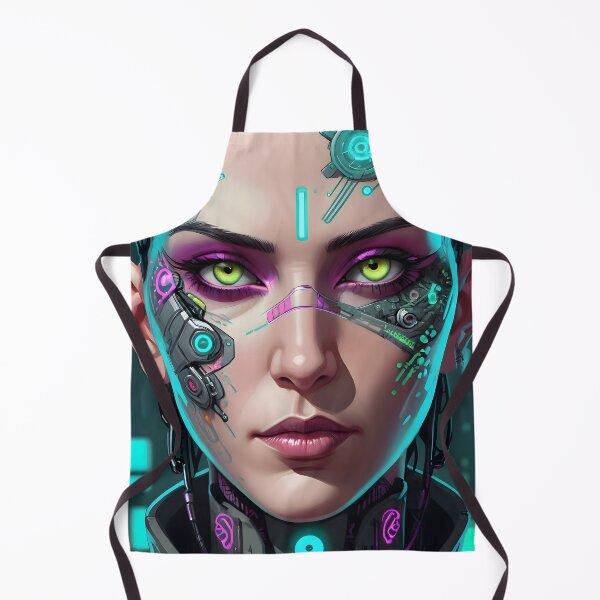 Item preview, Cyberpunk Female Portrait (Spring Theme) designed and sold by papi1998.