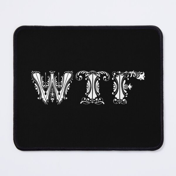 Item preview, WTF Unique White Lettering | White Unique Design designed and sold by foundatelier.