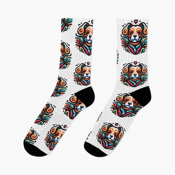 Item preview, Artistic dog face designed and sold by ManikRaja.