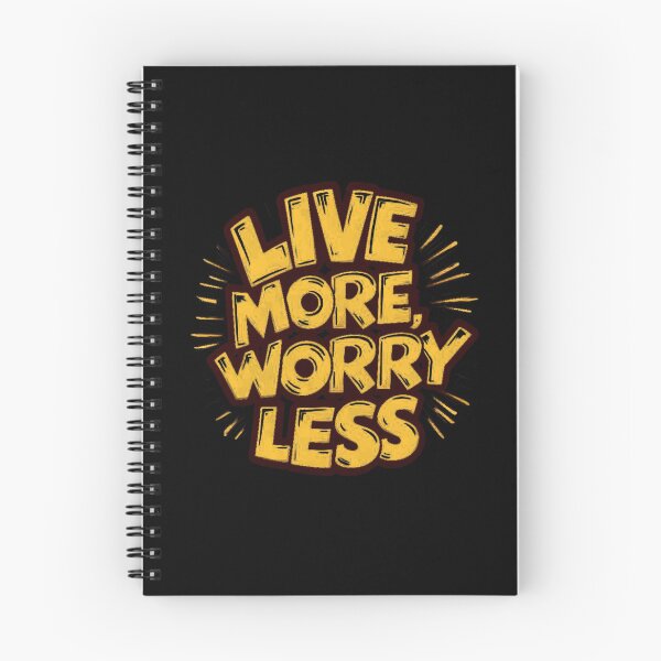 Item preview, live more worry less yellow  designed and sold by bukajart.