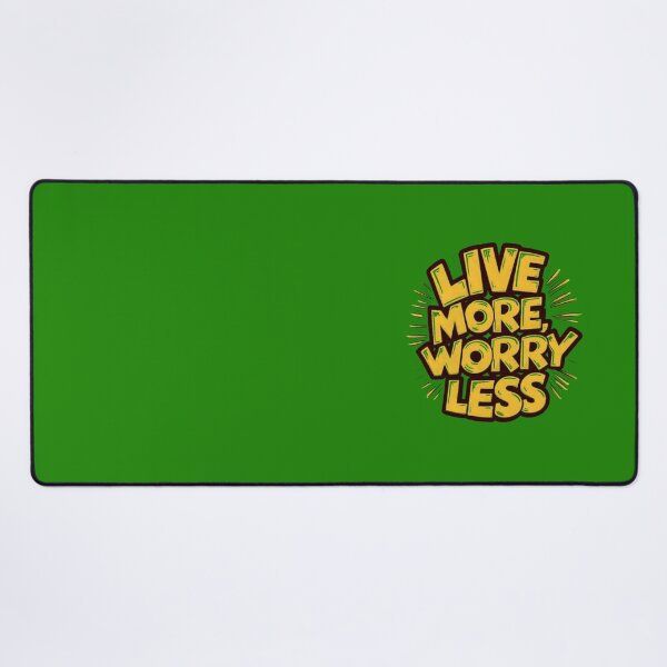 Item preview, live more worry less yellow  designed and sold by bukajart.