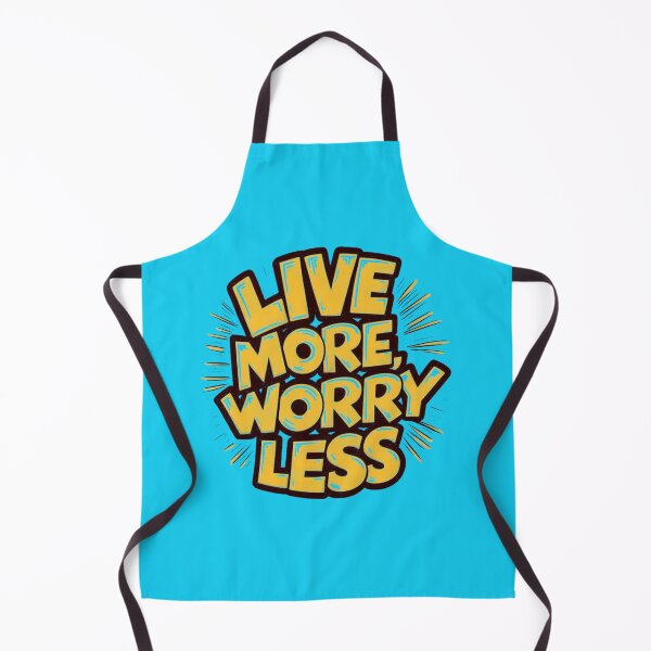 Item preview, live more worry less yellow designed and sold by bukajart.