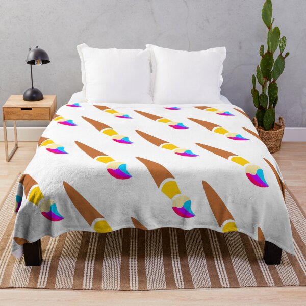 Item preview, Paintbrush Androgeny Pride Flag designed and sold by HarveyHandcraftsandDesigns.