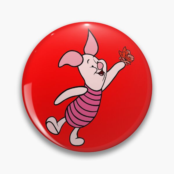 Item preview, Little Pig with Awareness Ribbon Butterfly (Red) designed and sold by CaitlynConnor.