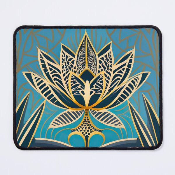 Item preview, Art Deco Lotus Blossom Elegant Floral Designs designed and sold by Tamas Das.