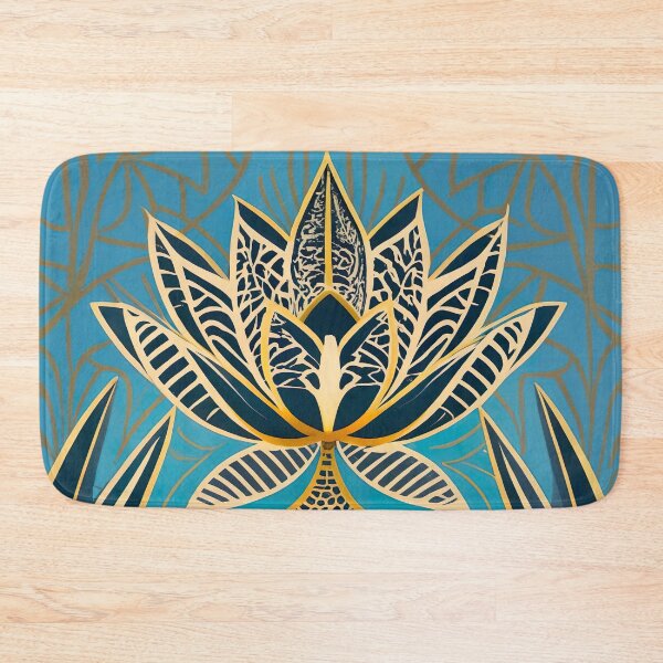 Item preview, Art Deco Lotus Blossom Elegant Floral Designs designed and sold by Tamas Das.
