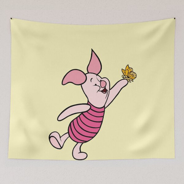 Item preview, Little Pig with Awareness Ribbon Butterfly (Yellow) designed and sold by CaitlynConnor.